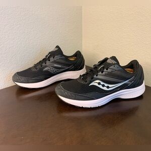 Saucony Cohesion 15 Black Running Shoes Sneakers S20702-05 Mens Size 11.5 W